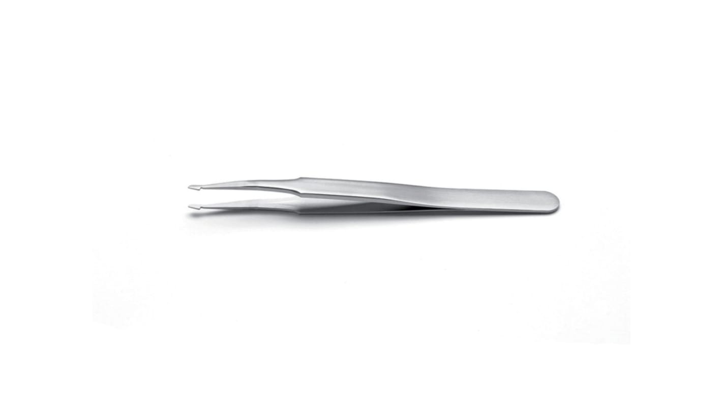 Brucelles de précision ideal-tek SM106.SA.1 pointe Fin, Droit en  en inox, L. 120 mm