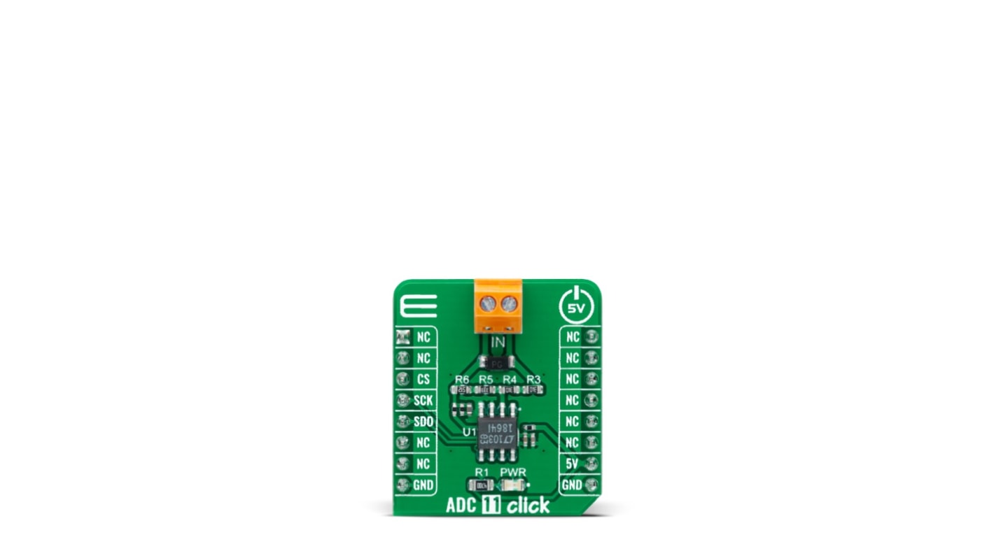 Placa complementaria ADC MikroElektronika ADC 11 Click - MIKROE-4593