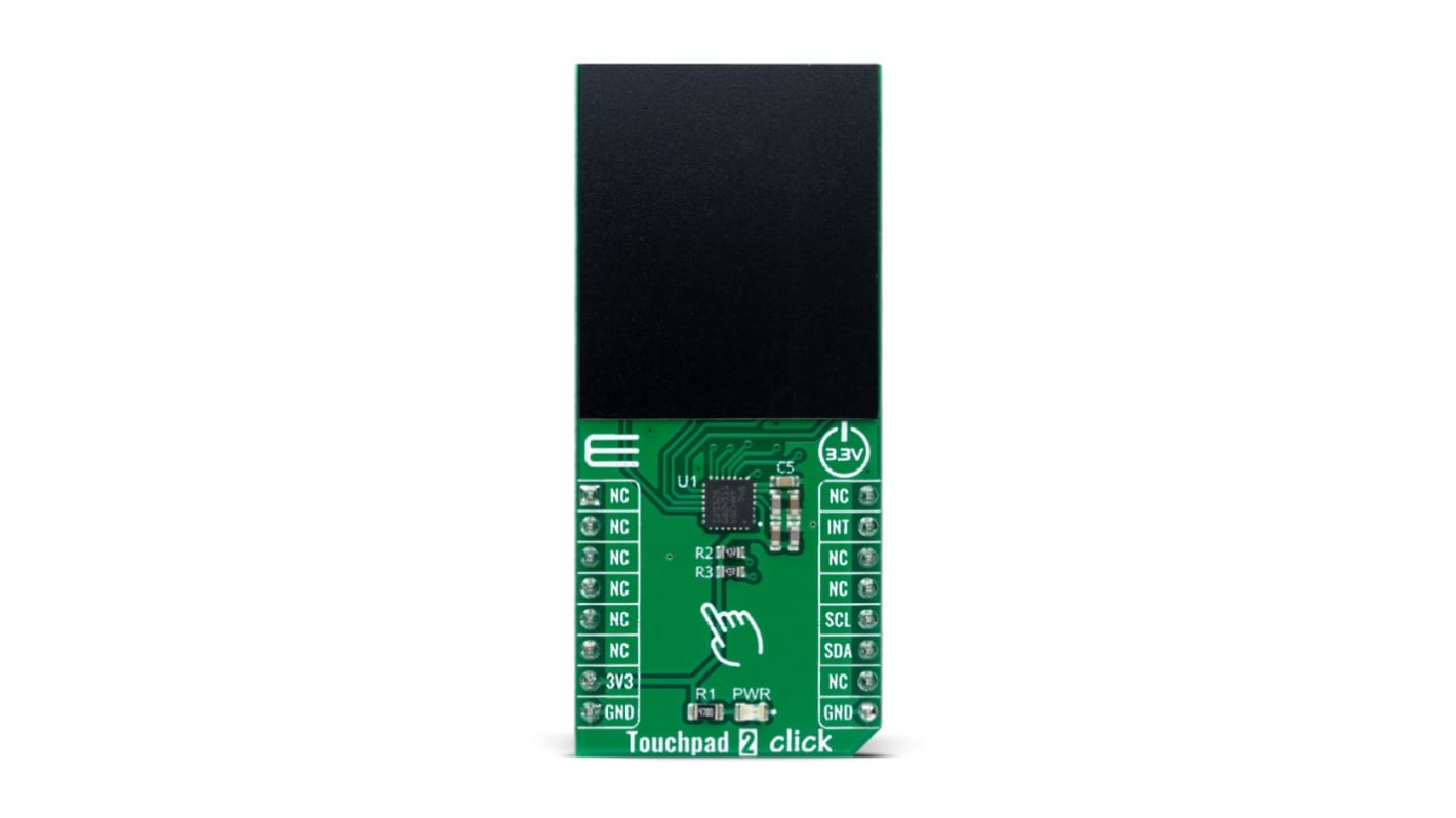 MIKROE-4594- Carte complément MikroElektronika compatible avec Prise mikroBUS, IQS525, , détection capacitive