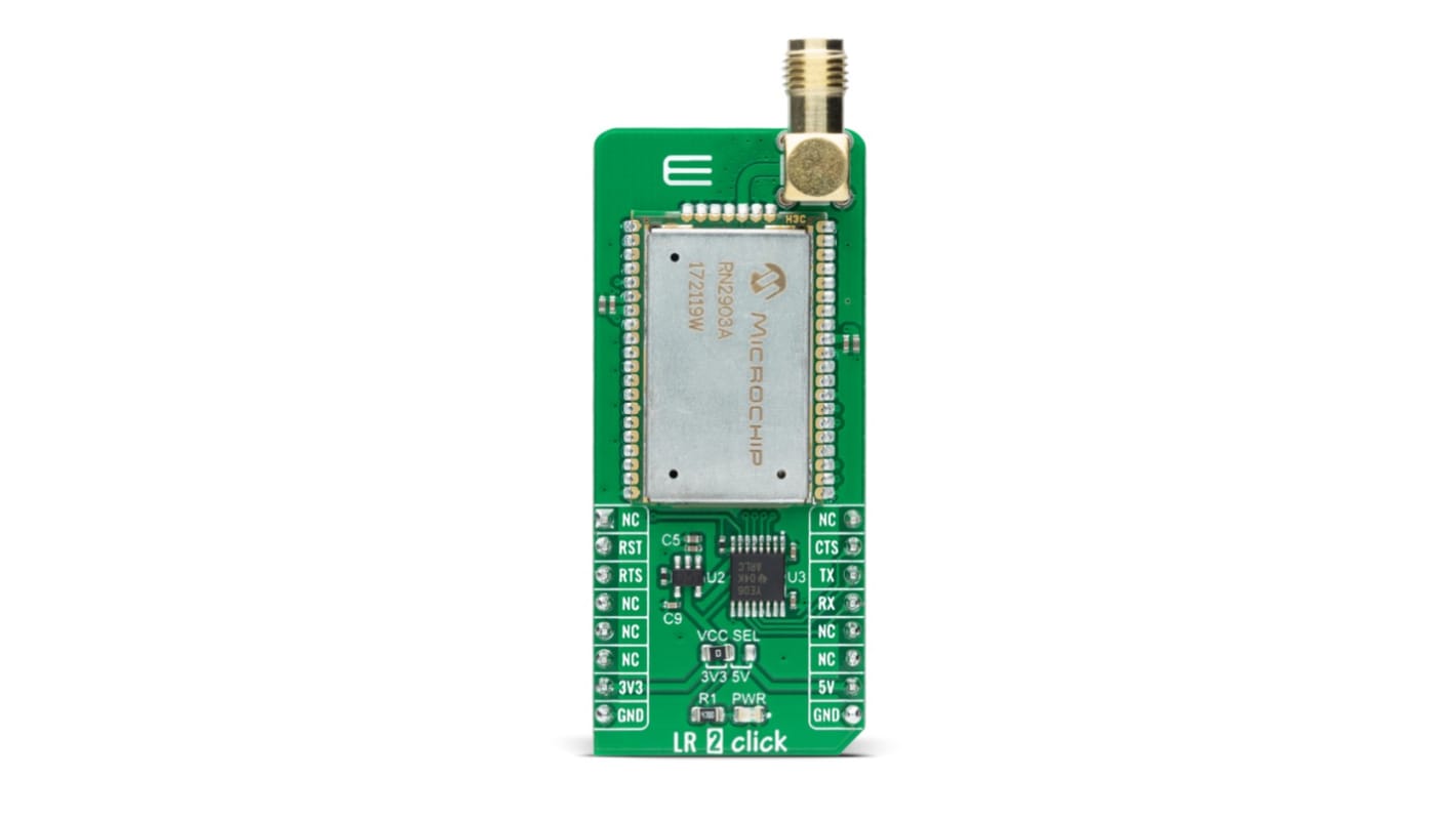 MikroElektronika LR 2 Click RN2903, TXB0106 LoRa Add On Board for mikroBUS socket 902 → 928MHz MIKROE-4615