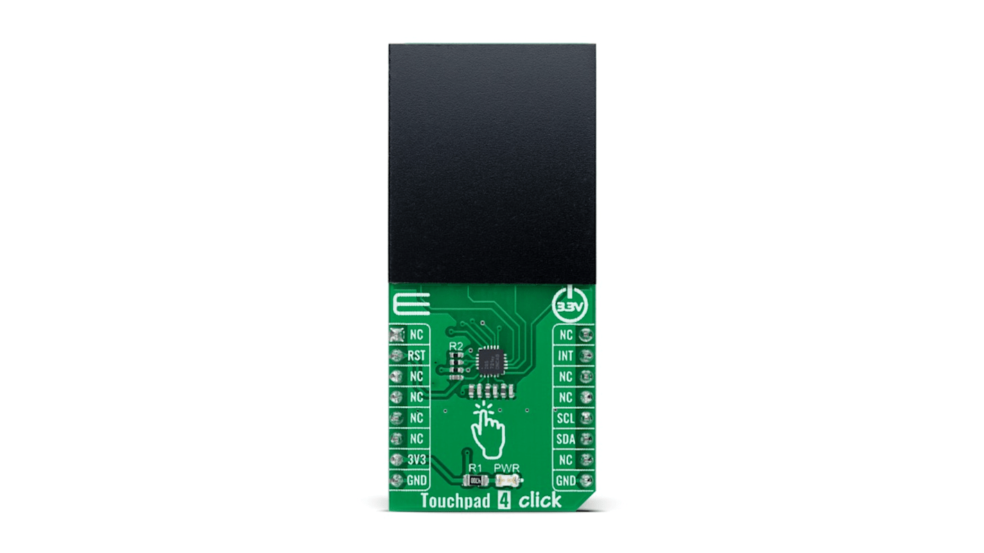 MIKROE-4752- Capteur tactile capacitif, Module MikroElektronika compatible avec Prise mikroBUS, Capacitive Touch