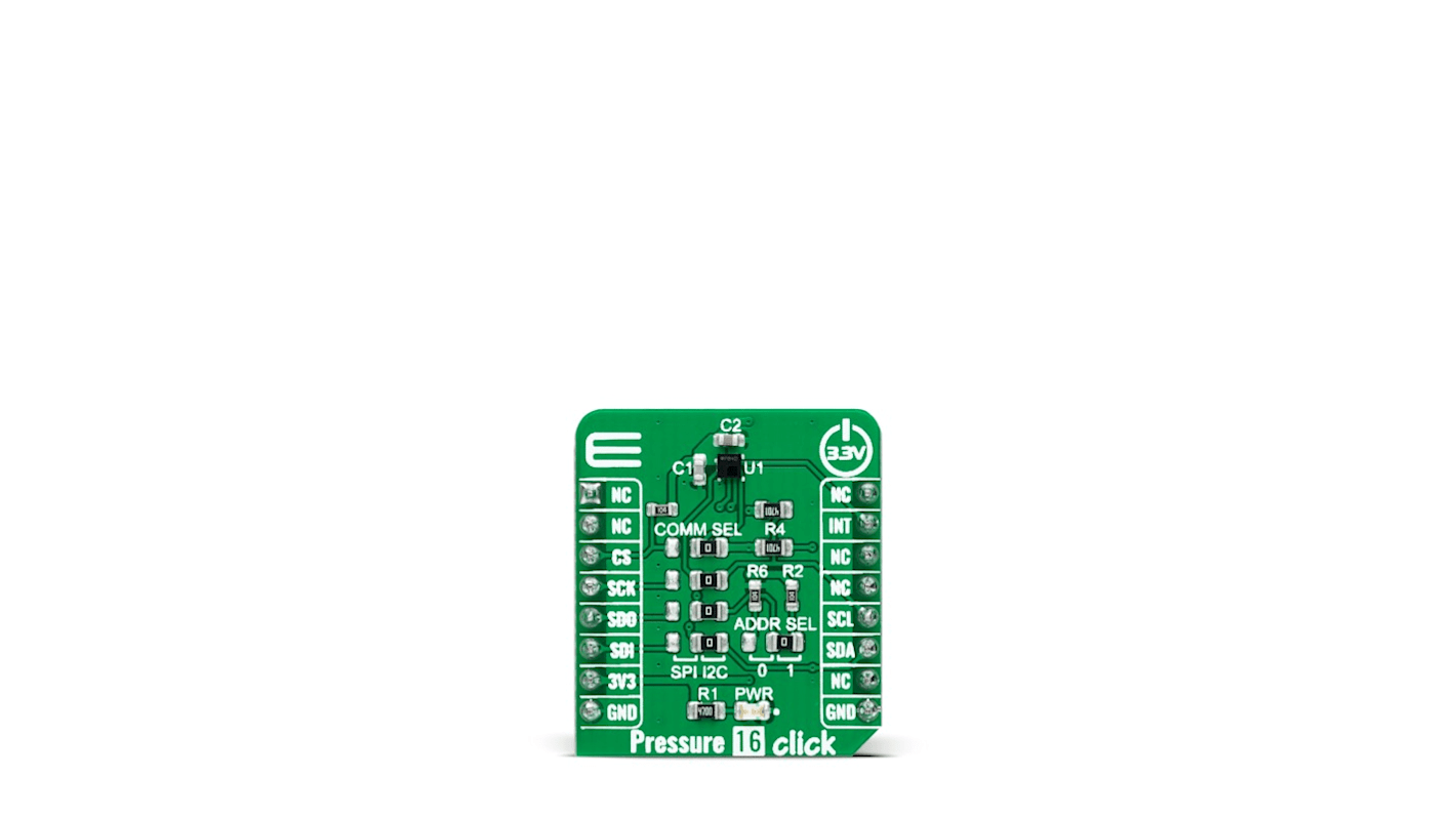 Module de développement pour capteur MikroElektronika pour Capteur de pression absolue