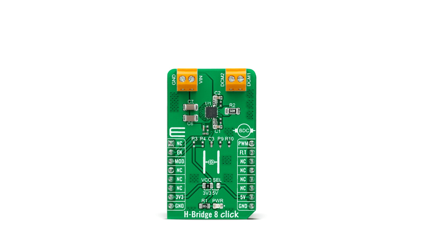 MikroElektronika H-Bridge 8 Click Half-Bridge Driver for MP6519 for mikroBUS socket