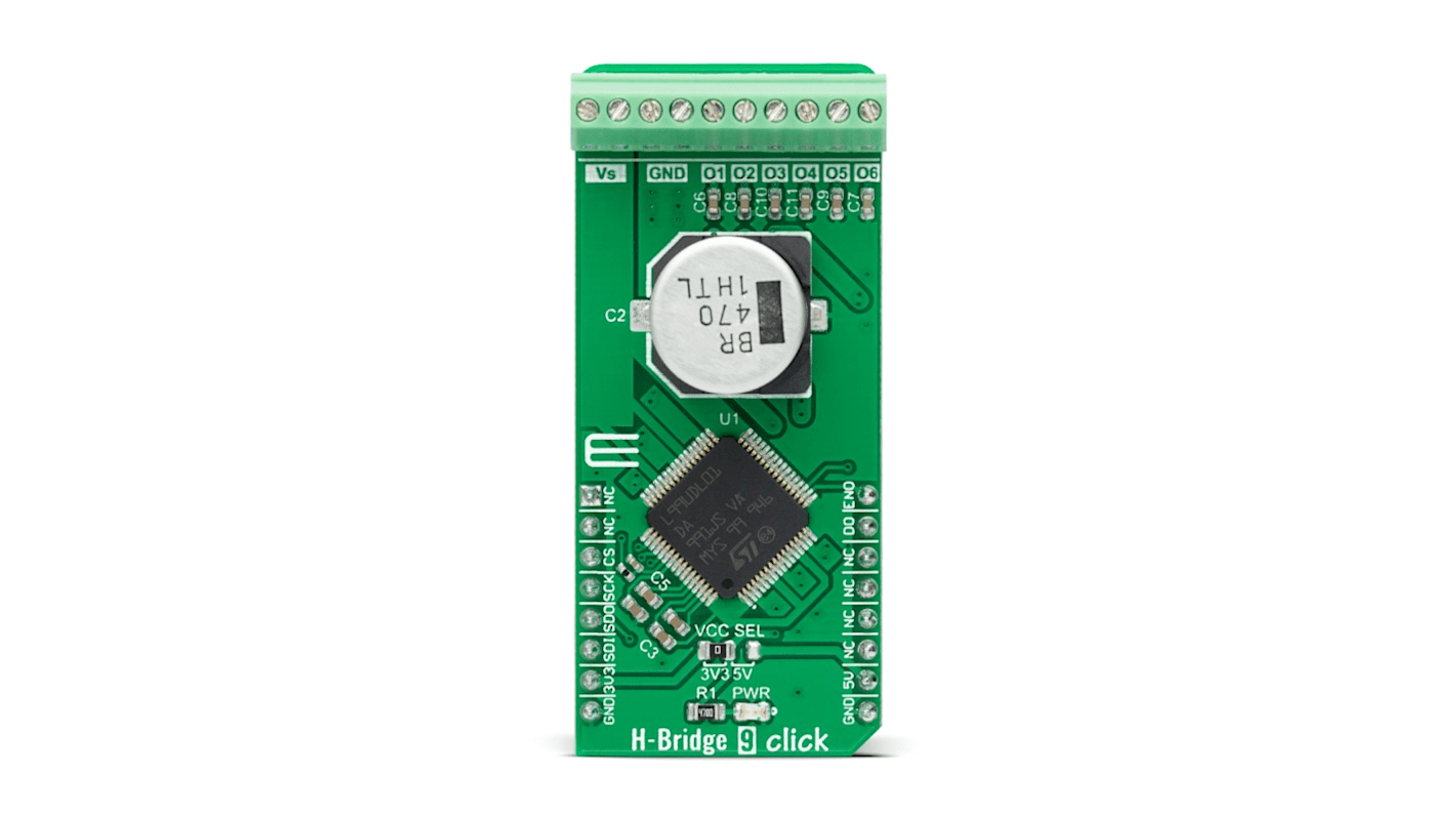 MikroElektronika H-Bridge 9 Click Half-Bridge Driver for L99UDL01 for mikroBUS socket