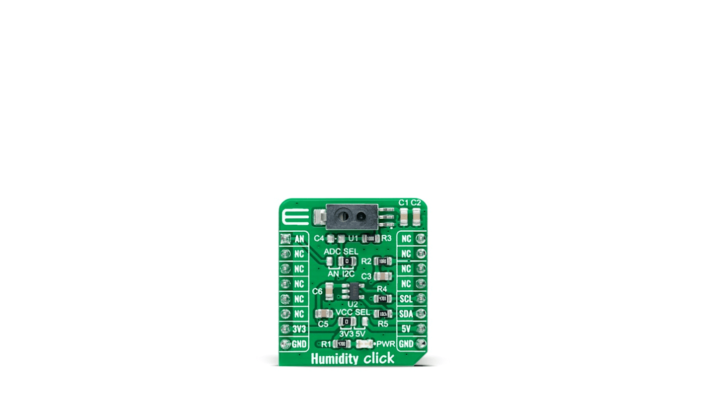 MikroElektronika Humidity Click Humidity Sensor Add On Board for HIH-5030 mikroBUS socket