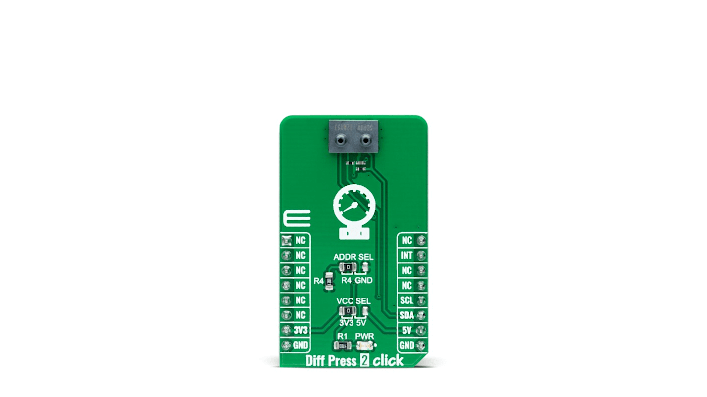 MikroElektronika SDP31-500PA Diff Press 2 Click Entwicklungskit, Differenzdrucksensor für mikroBUS-Socket