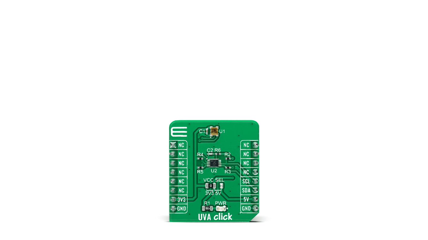 Module de développement pour capteur MikroElektronika pour Capteur de lumière ultraviolette (UV)