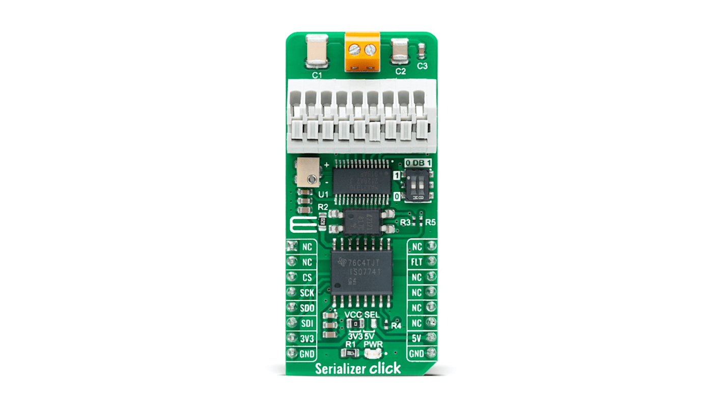 MikroElektronika MIKROE-4925 Serializer Click Add On Board Signal Conversion Development Tool