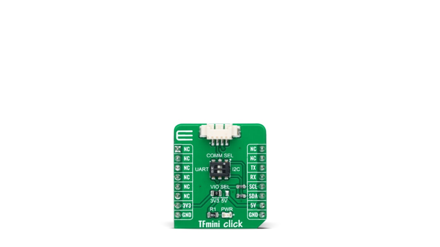 MikroElektronika Analoges Entwicklungstool für mikroBUS-Socket, Infrarot-Entfernungssensor, TFmini Click Adapterplatine