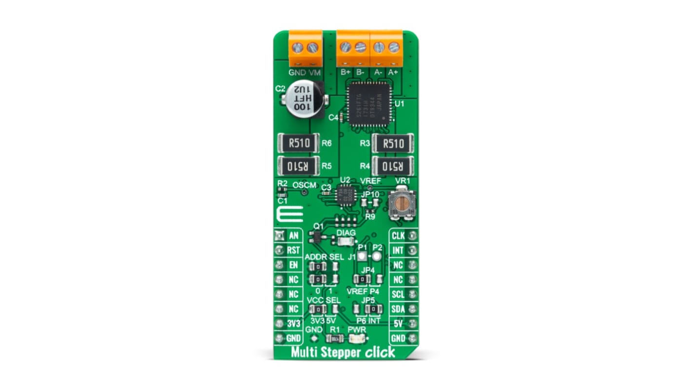 MikroElektronika Multi Stepper Click - TB67S261 Stepper Motor Driver for TB67S261FTG for Stepper motor