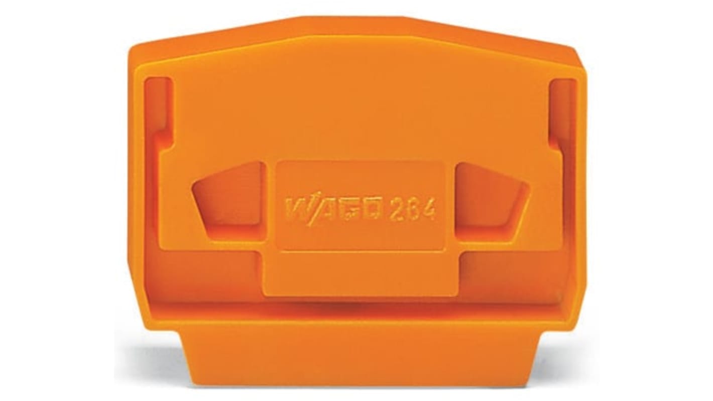 Wago 264 Series End and Intermediate Plate for Use with 264 Series Terminal Blocks