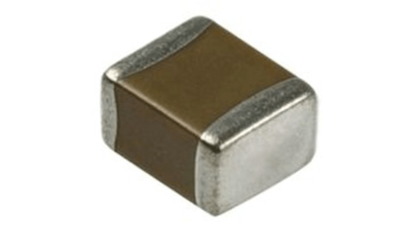 Condensateur céramique multicouche,  CMS, 10μF, 50V c.c., diélectrique : X7S