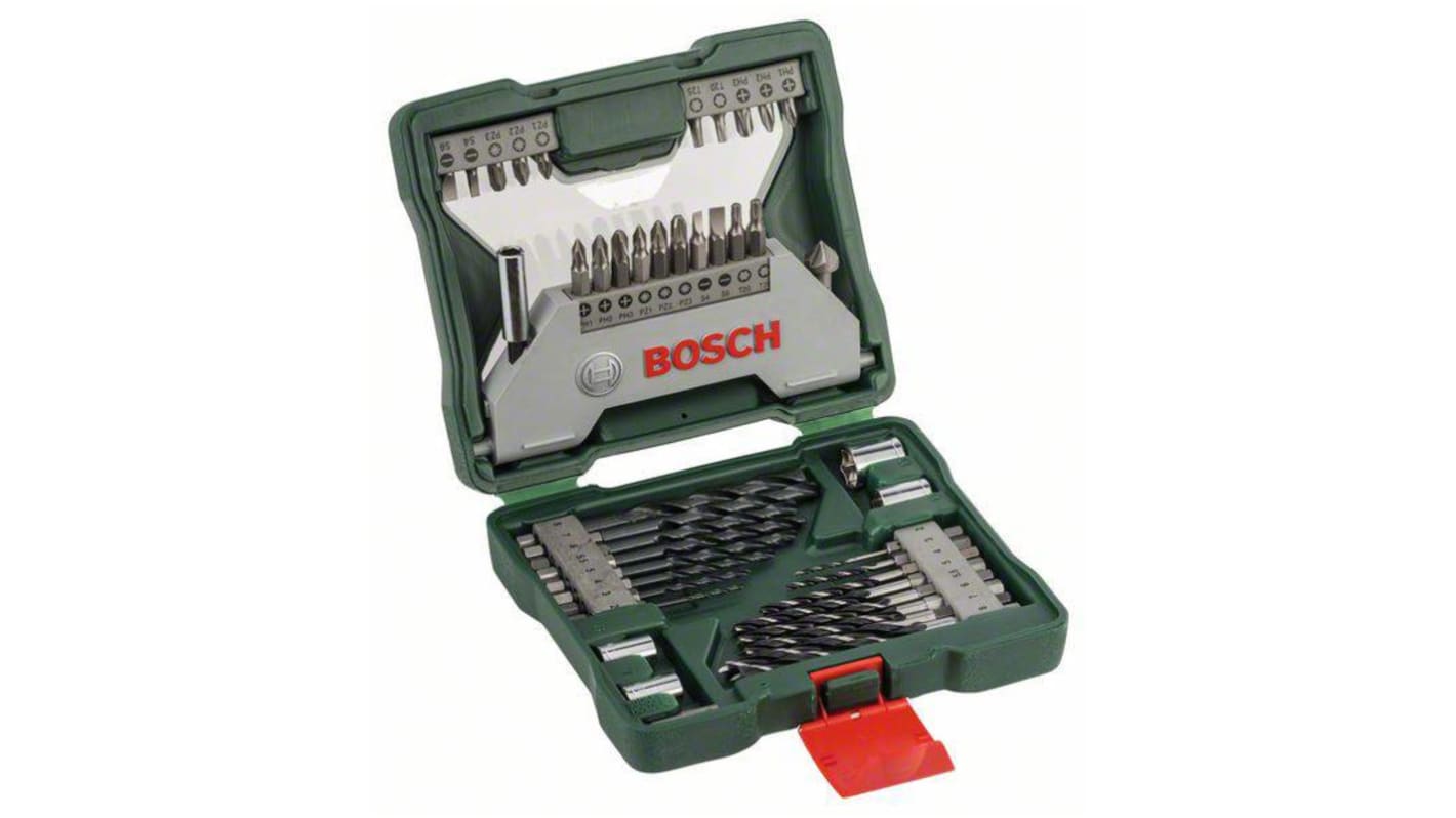 Coffret de forets Bosch Acier rapide 2mm à 8mm, 43 pièces