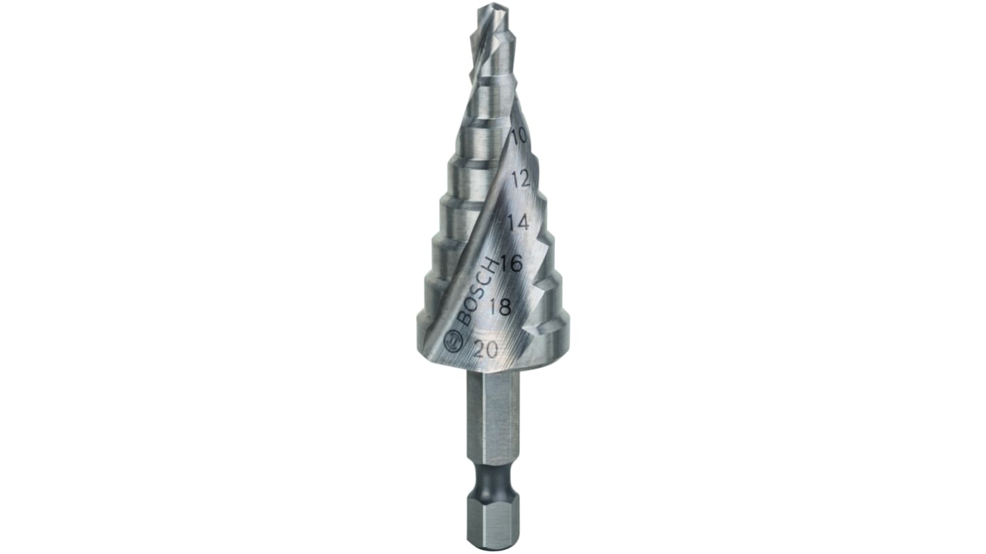 Bosch HSS Drill Bit, 4mm Head, 1 Flute(s), 90°