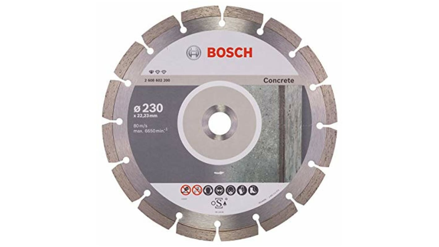 Bosch Diamond Cutting Disc, 230mm x 2.5mm Thick, 1 in pack