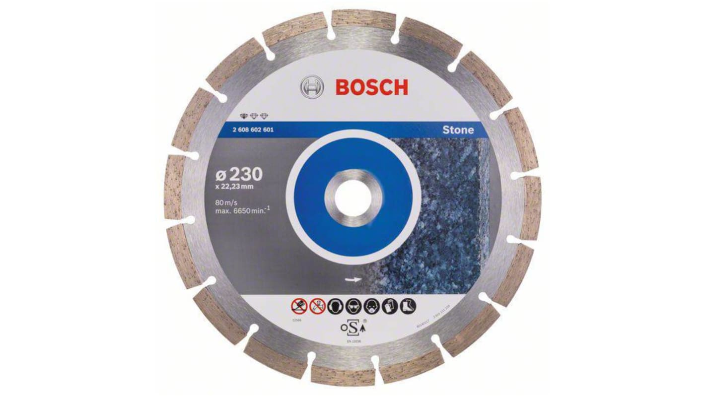 Disco de corte de Fibra de Vidrio Bosch, Ø 230mm x 2.4mm