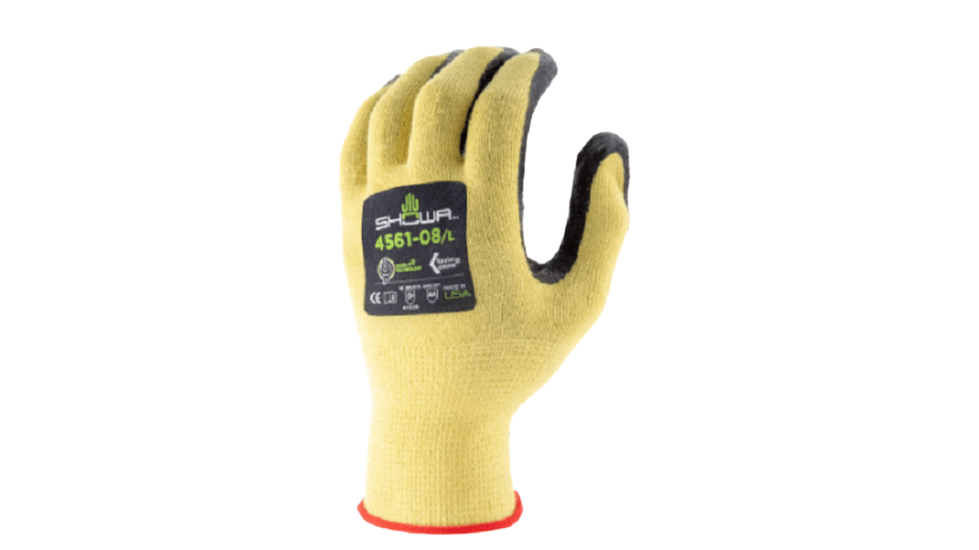 SHO45615 Showa Yellow Elastane Cut Resistant Cut Resistant Gloves
