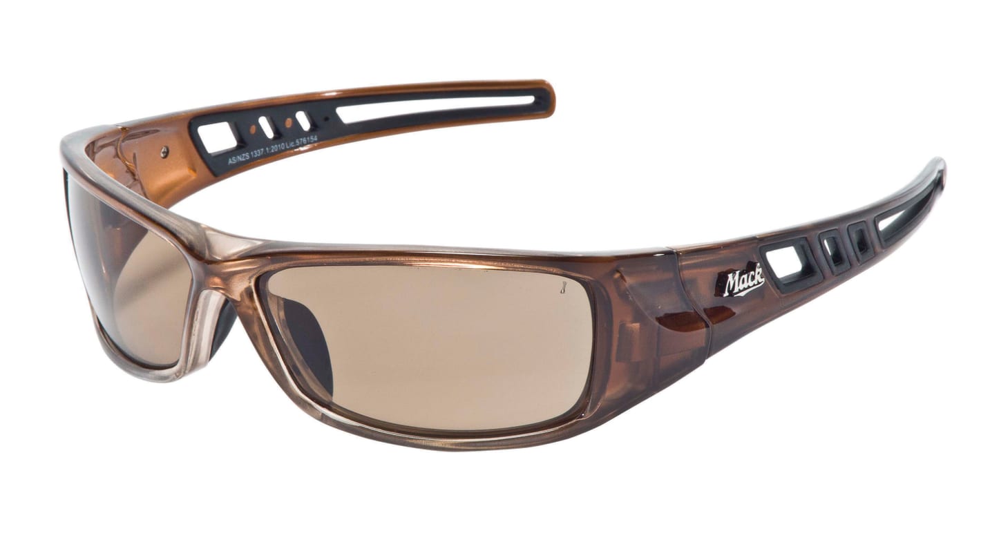 MACK Safety Glasses, Brown