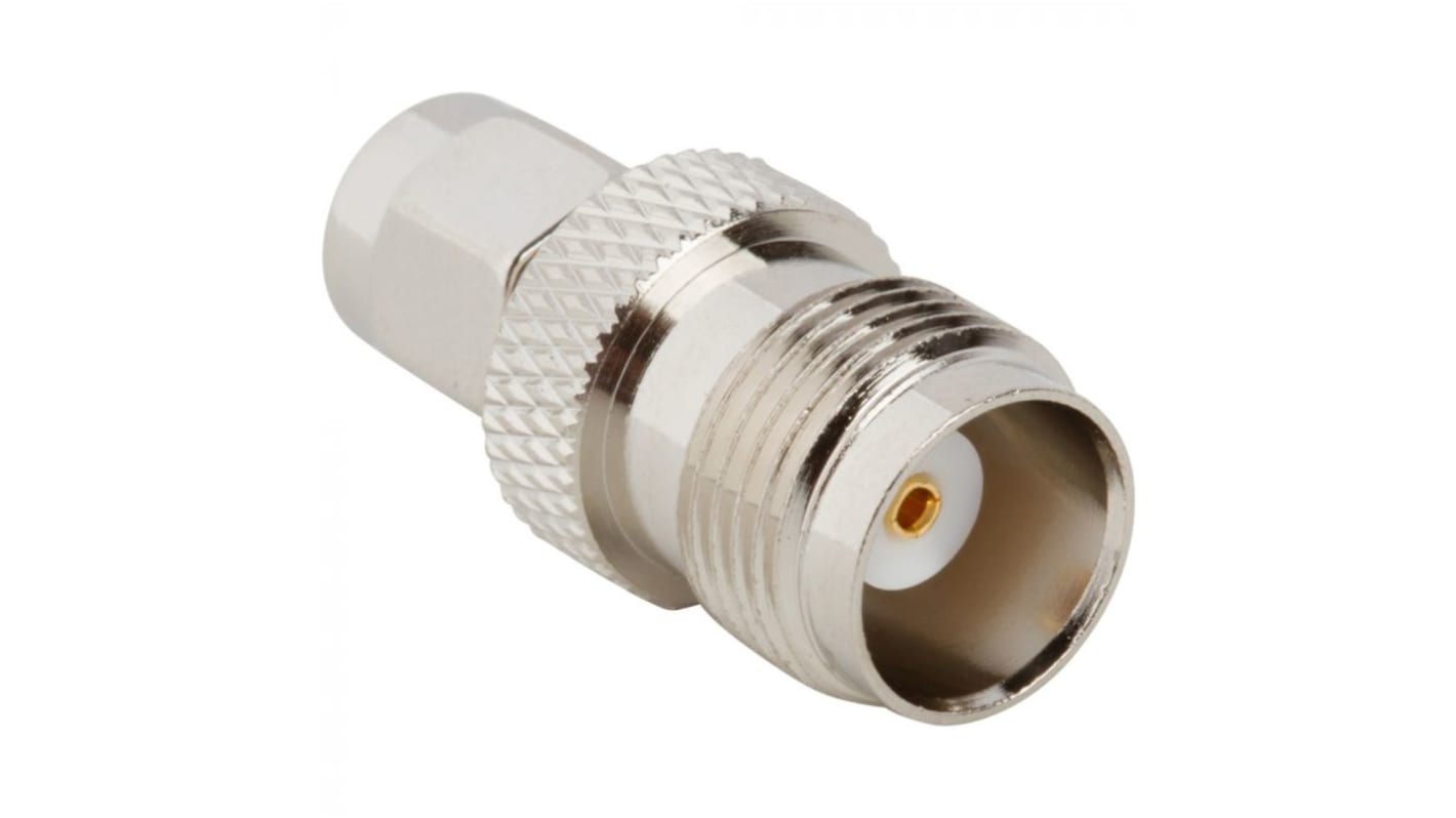 Adaptador coaxial Amphenol RF 242124, Conector Macho SMA a Conector hembra TNC