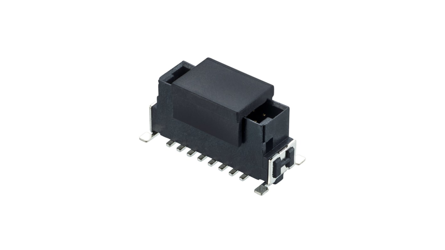 Conector macho para PCB HARWIN serie M55-700 de 16 vías, 2 filas, paso 1.27mm, para soldar, Montaje Superficial