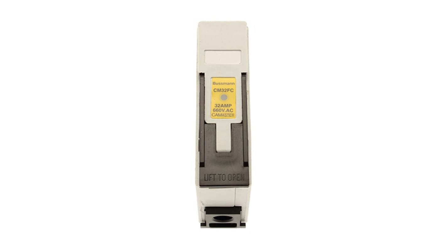 Eaton 32A Rail Mount Fuse Holder for A1 Fuse, 1P, 660V ac