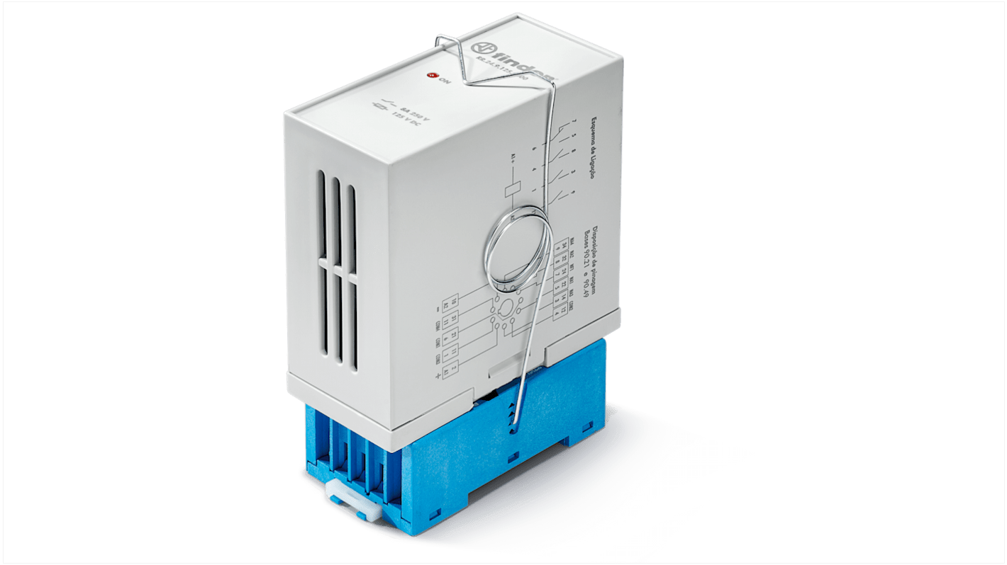 Finder Plug In Relay, 24V dc Coil, 8A Switching Current