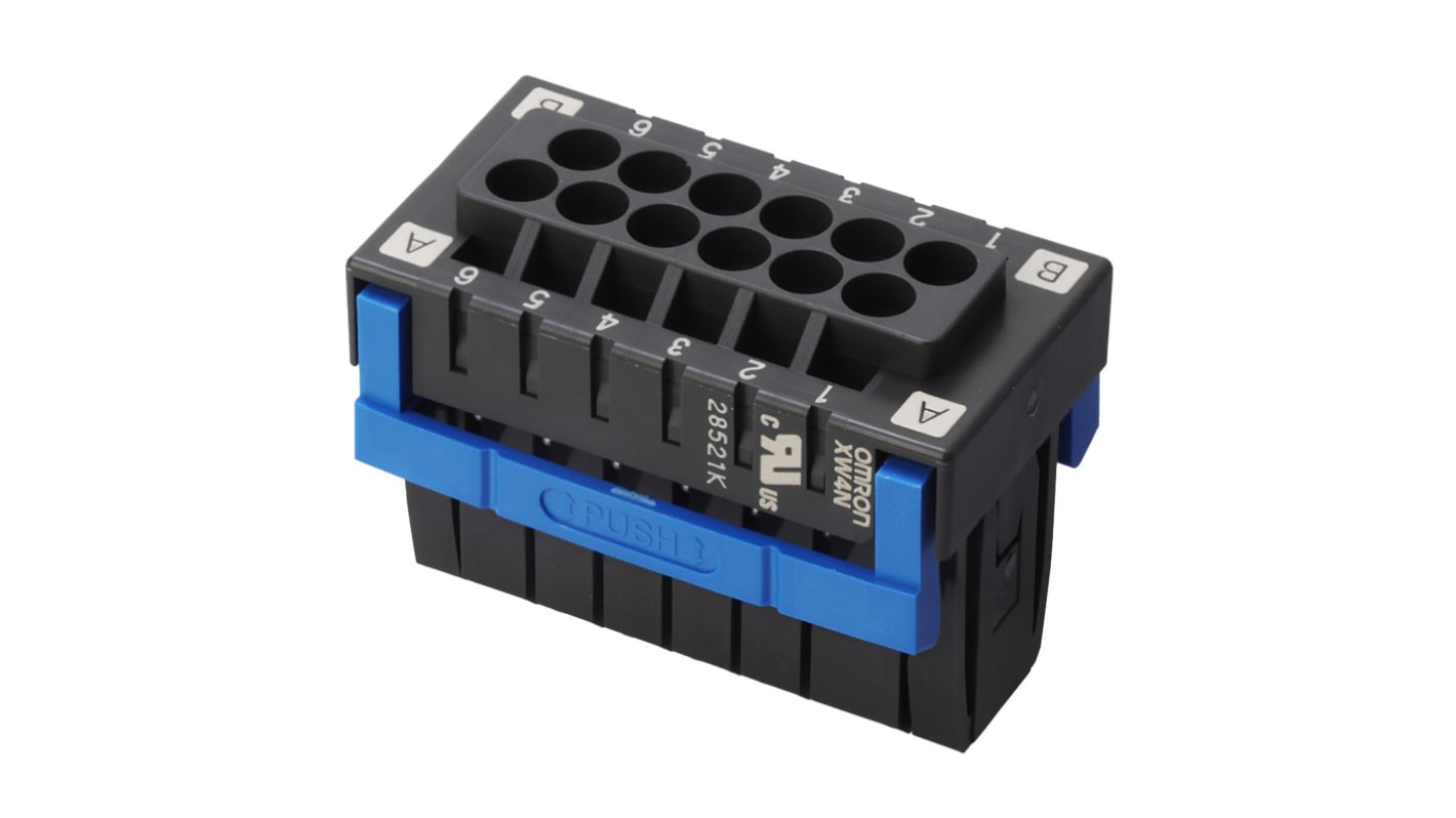 Omron 3.5mm Pitch 12 Way Pluggable Terminal Block, Plug, Plug-In