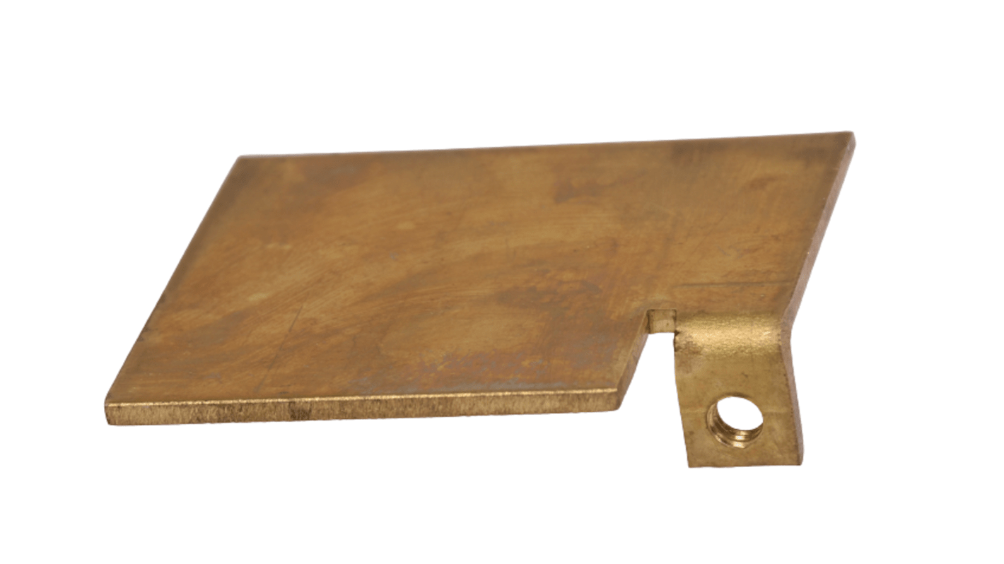 RS PRO Brass Gland Plate, 3mm H, 34mm W, 67mm L for Use with RS PRO GRP Enclosure