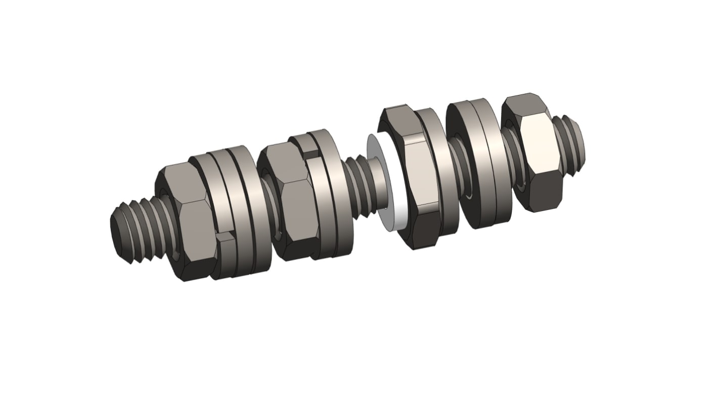 RS PRO Stainless Steel Earthing Stud for Use with RS PRO GRP Enclosure RS