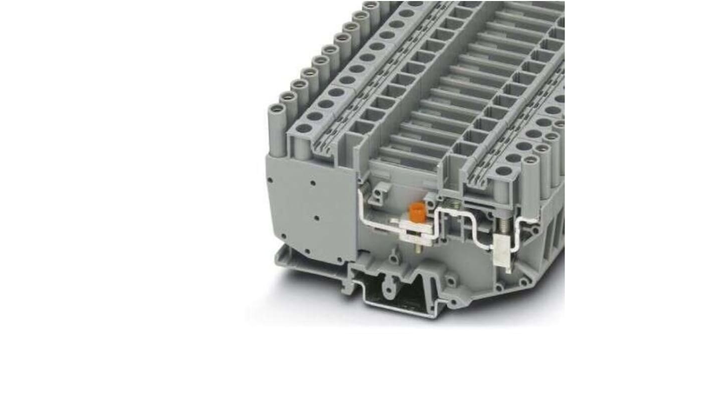 Phoenix Contact URTK/SP Series Grey Disconnect Terminal Block, 0.5 → 10mm², 1-Level, Screw Termination