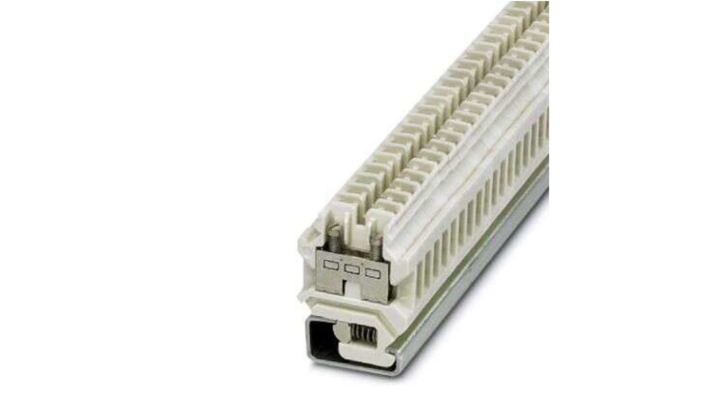 Phoenix Contact SSK 110 KER-EX Series White Feed Through Terminal Block, 0.5 → 10mm², 1-Level, Screw Termination