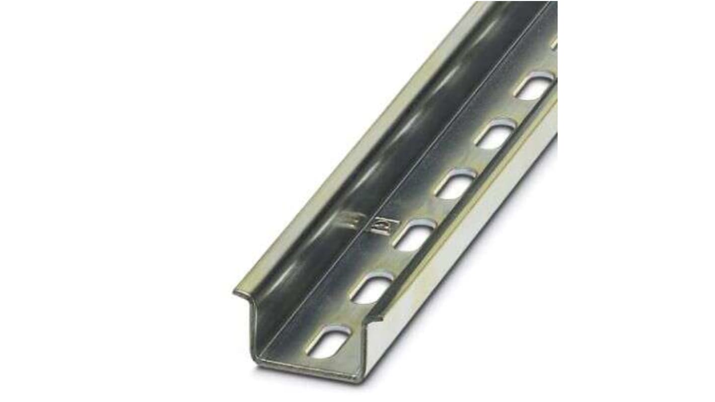 1201730 Phoenix Contact Perforated DIN Rail, 2000mm x 35mm x 15mm RS