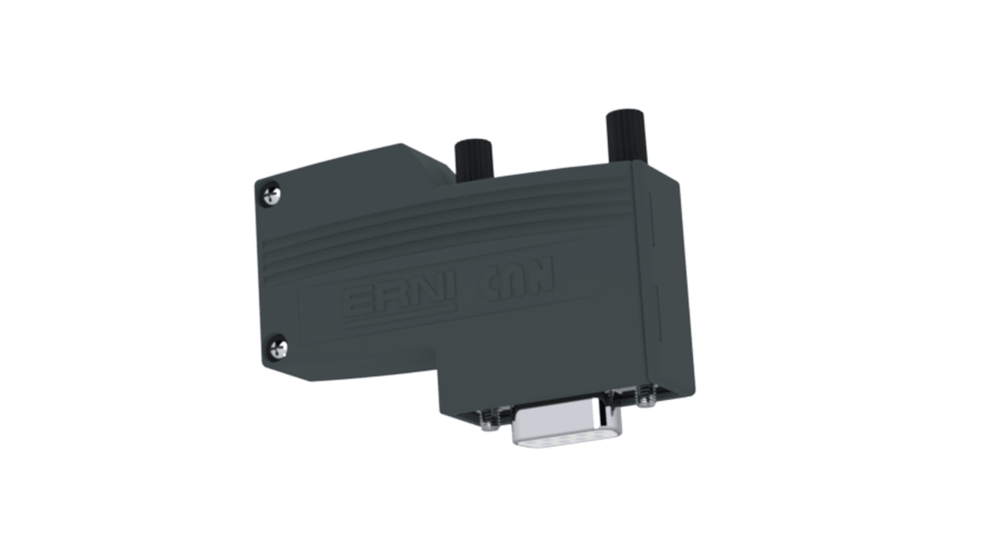 Conector D-sub ERNI, Recto, Montaje de Cable, Hembra