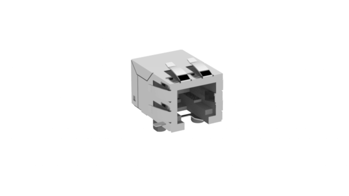 133719 / 133719-E | ERNI Female RJ Connector Module, Through Hole, Cat3 ...