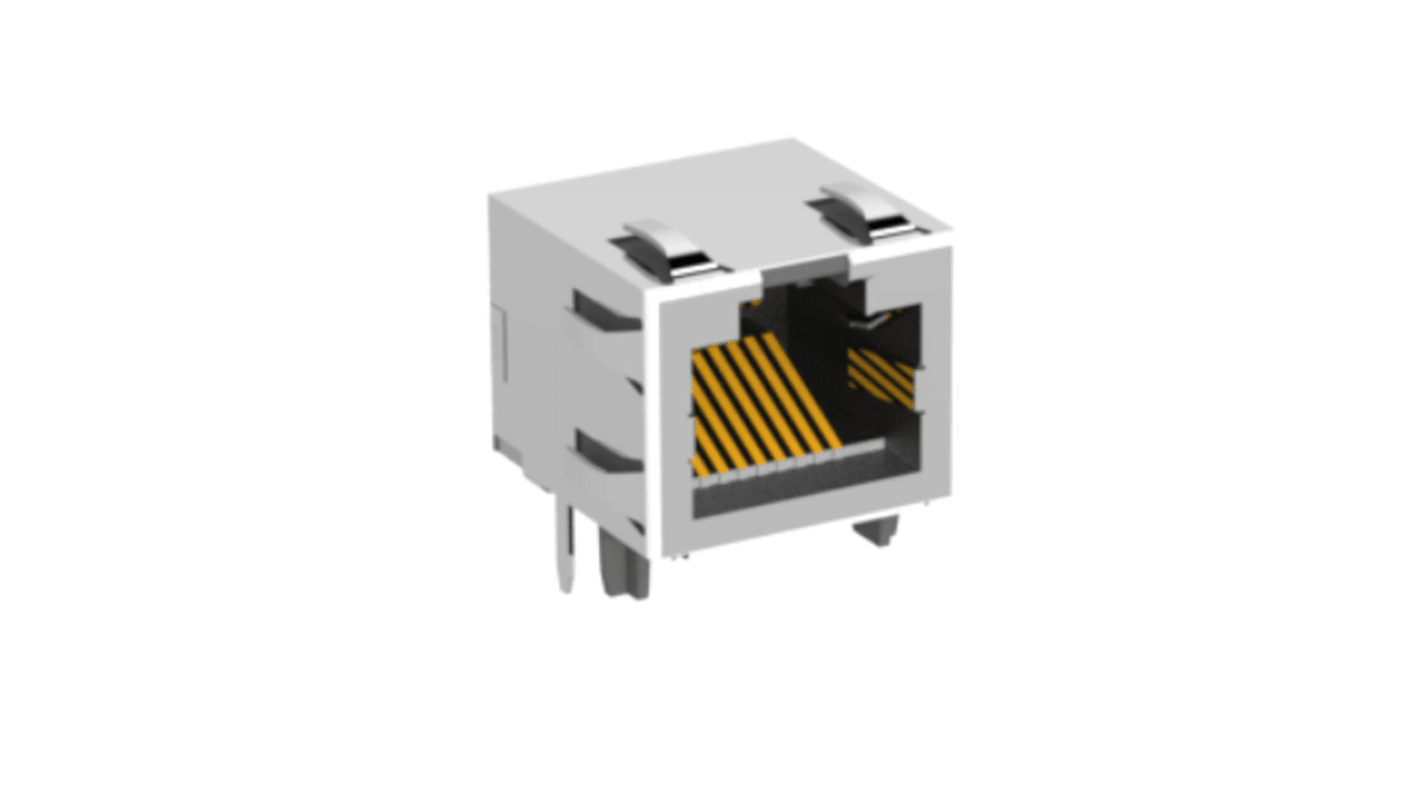 Module de connecteurs Ethernet cat 5 ERNI Femelle Traversant, 1x1 ports