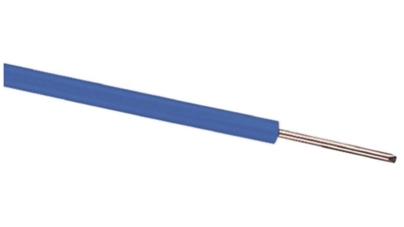 RS PRO Einzeladerleitung 0,5 mm², 20 AWG 500m Blau PVC isoliert