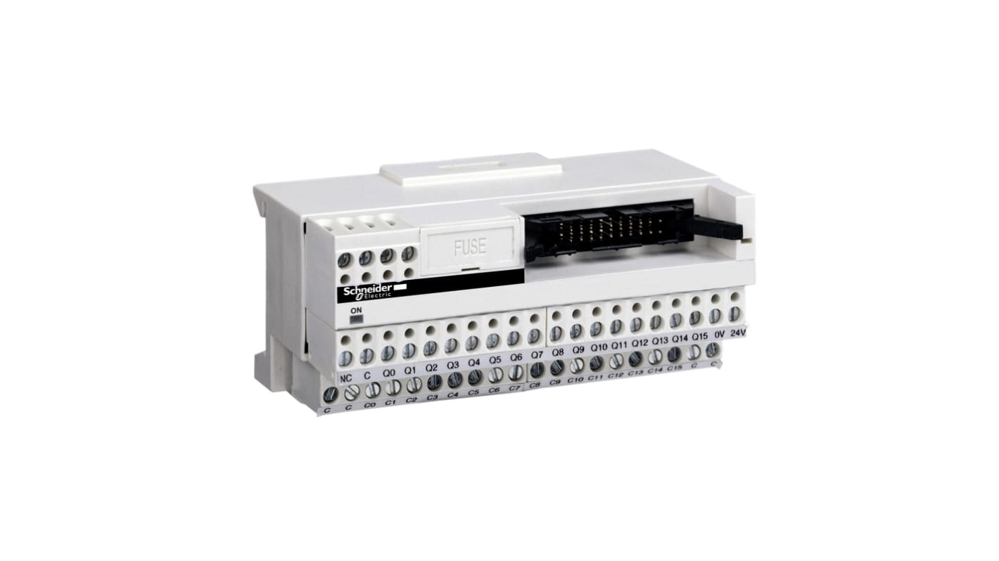 Base Schneider Electric, serie ABE7, per Sistema precablato Telefast ABE7