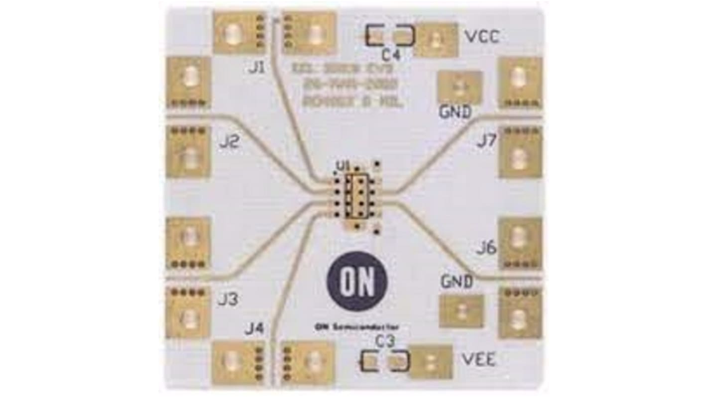 Scheda di valutazione onsemi SOIC-8 High-Frequency Devices Evaluation Board per MC10EL01D/MC100EL01D