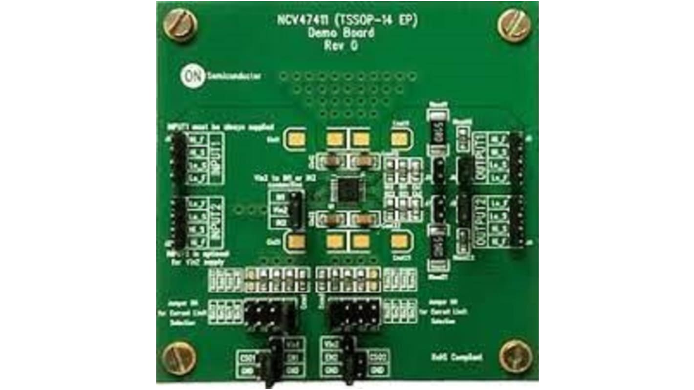 onsemi Dual Channel Adjustable Low Dropout Regulator LDO Voltage Regulator for NCV47411