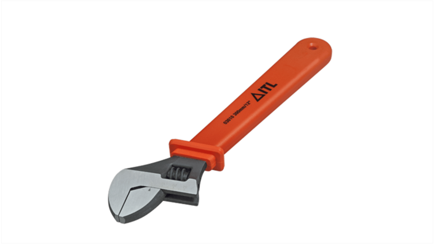 02997 ITL Insulated Tools Ltd Adjustable Spanner, 156 mm Overall