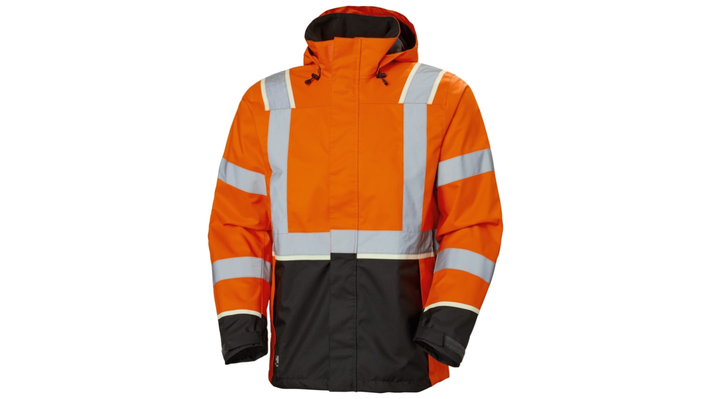 Veste haute visibilité Helly Hansen Respirant, Imperméable, Noir/Vert/Blanc/Jaune, taille L, Unisexe