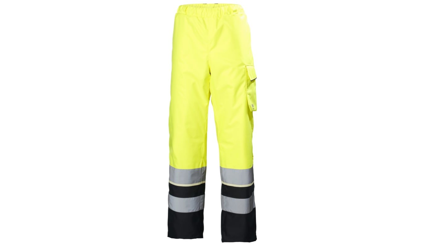 Helly Hansen Black/Green/White/Yellow Unisex's Work Trousers 38in, 96cm Waist