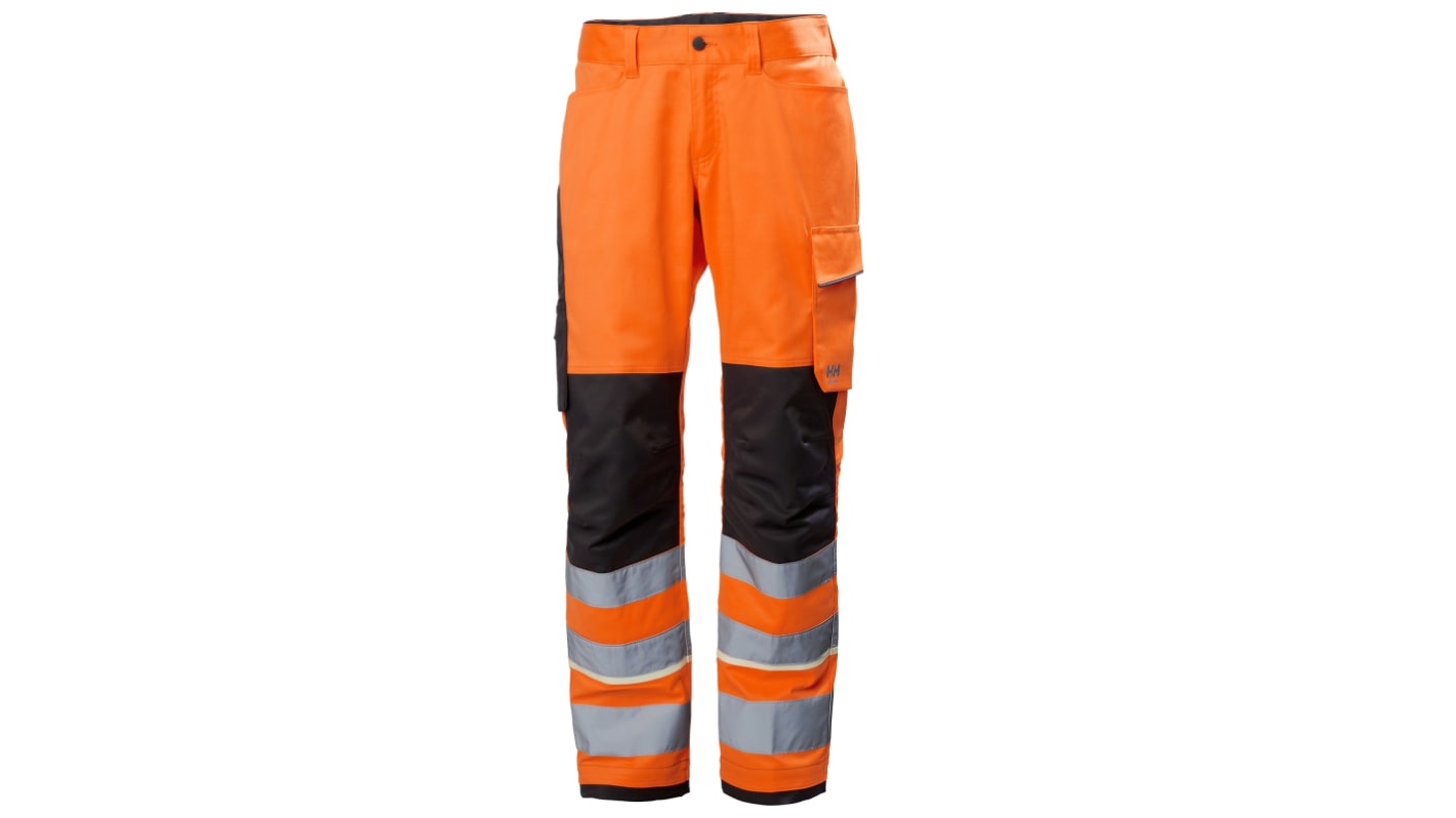 Pantalon de travail Helly Hansen, 80cm Unisexe, Noir/Vert/Blanc/Jaune