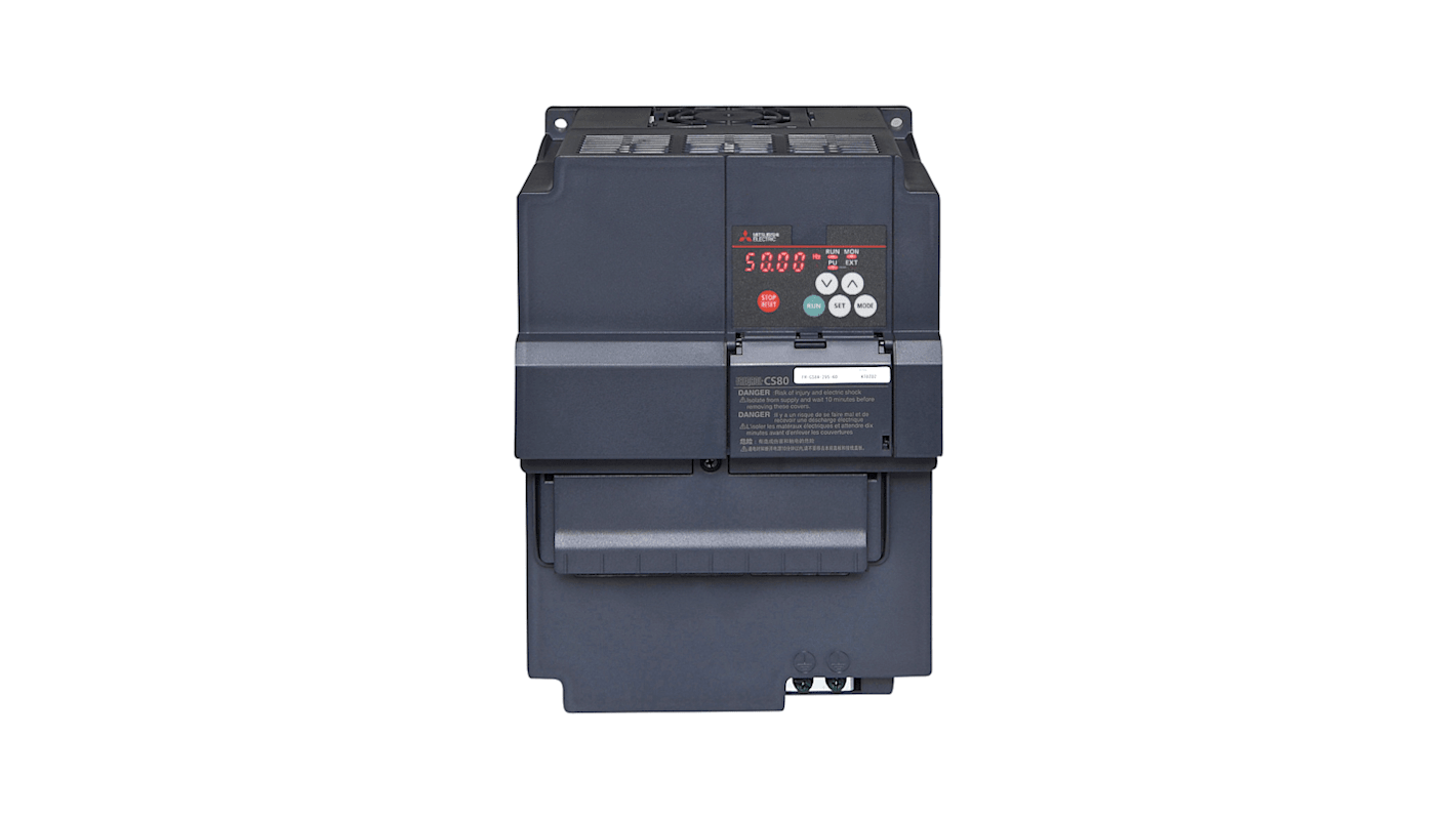 325748 Mitsubishi Inverter Drive, 15 kW, 3 Phase, 380 → 480 V ac, 29.