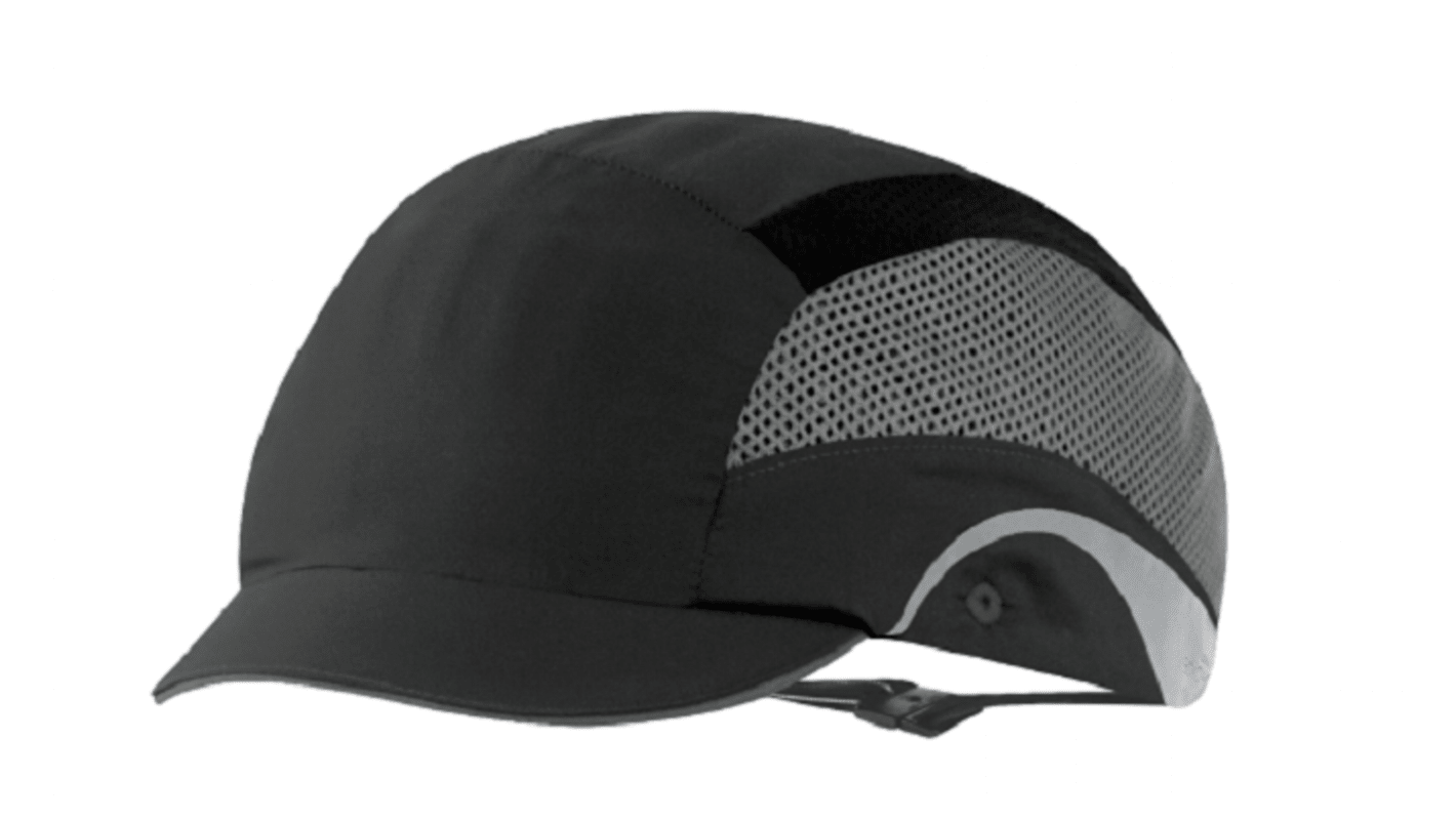 Casquette de protection JSP, HDPE, Polyéthylène Haute Densité (HDPE), Noir