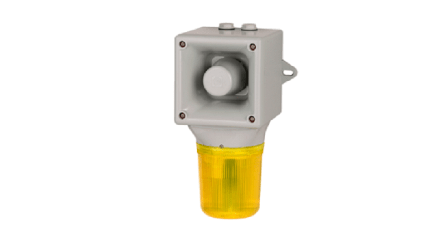 e2s AB105STR Series Sounder Beacon, 230 V, IP65, Wall Mount, 113dB at 1 Metre