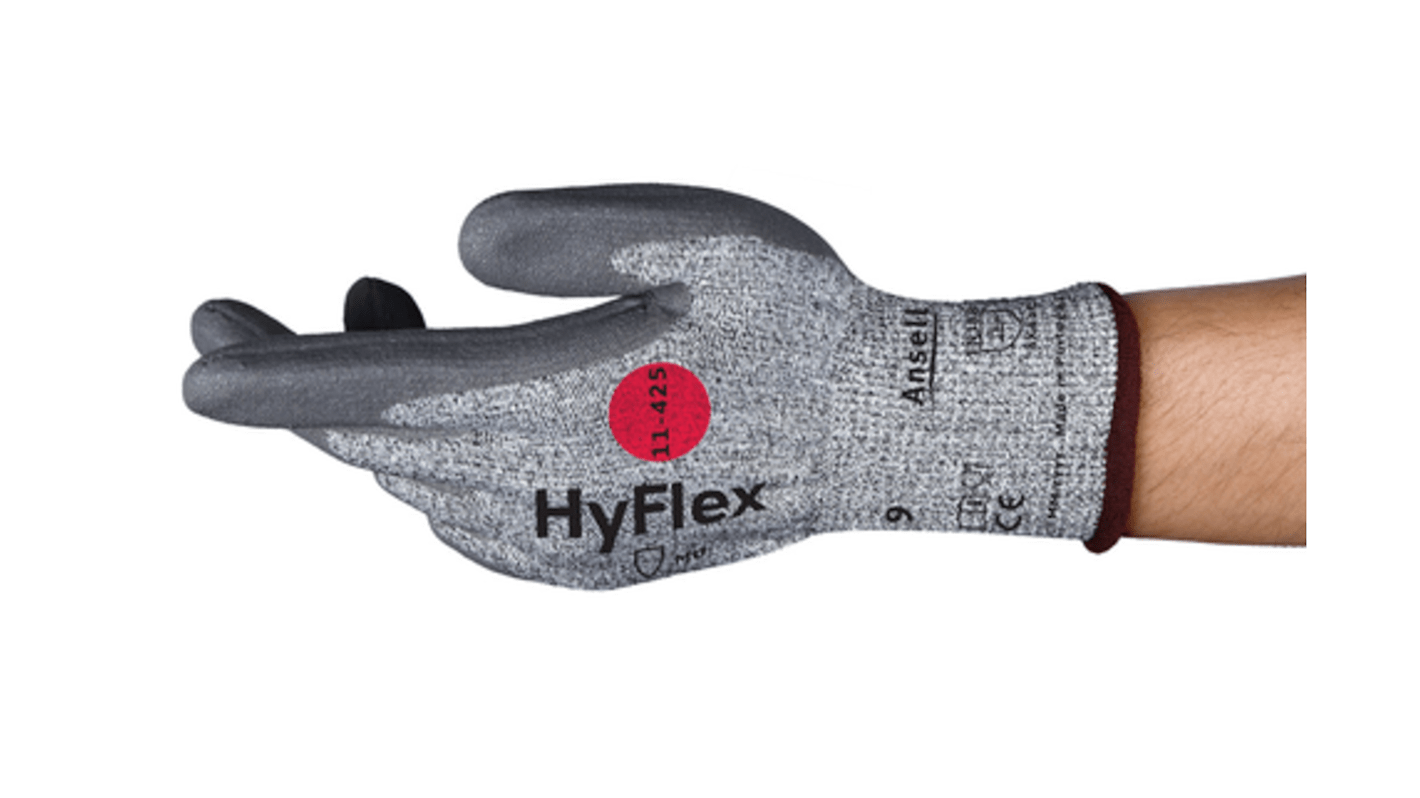 11425070 Ansell Grey Polyamide Abrasion Resistant Work Gloves, Size 7