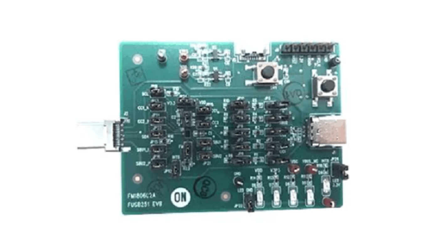 onsemi Type-C CC and SBU Protection IC Evaluation Board Protection Functions for FUSB251