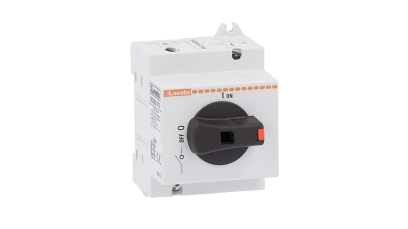 Lovato 2P Pole Isolator Switch - 25A Maximum Current