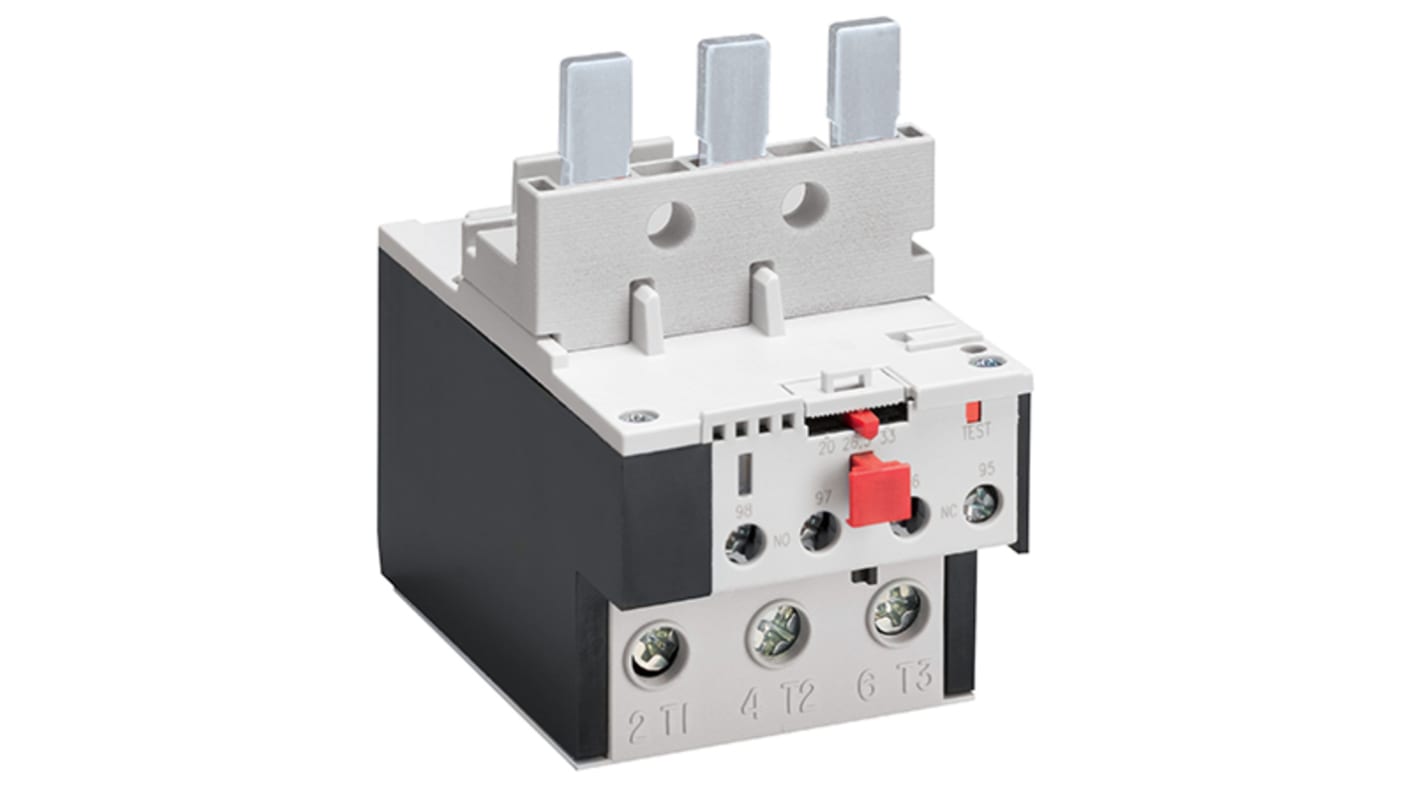 Lovato Thermal Overload Relay, 95 A F.L.C, 95 A Contact Rating, 690 V, 3P, RF82